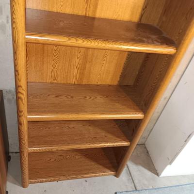 BOOKCASE AND A FILING CABINET