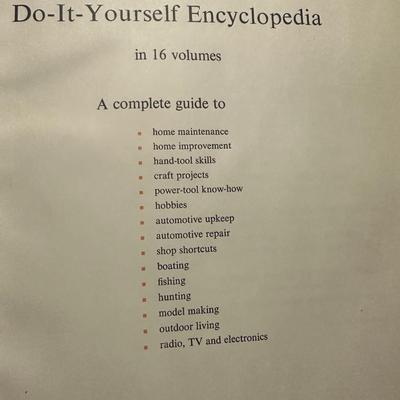 1968 Popular Mechanics Do It Yourself Encyclopedia Style Books