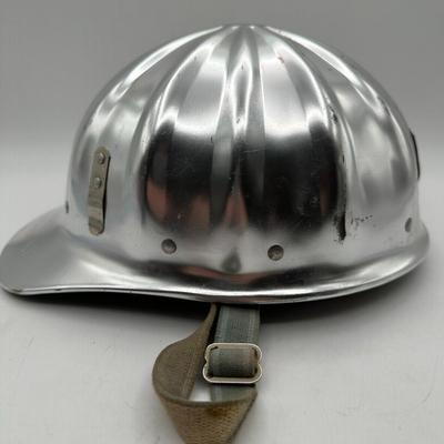 Vtg. Superlite Fibre Metal US Government Hard Hat w/Original Tag & Strap