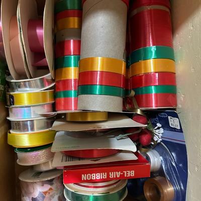 Huge Gift Wrap, Ribbon, Bows Lot