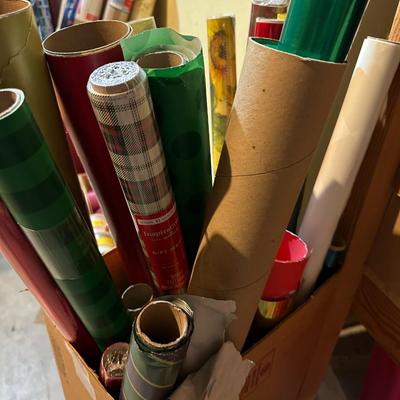 Huge Gift Wrap, Ribbon, Bows Lot