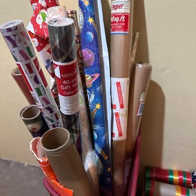 Huge Gift Wrap, Ribbon, Bows Lot