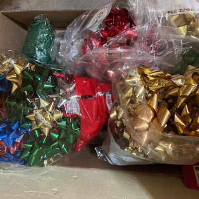 Huge Gift Wrap, Ribbon, Bows Lot