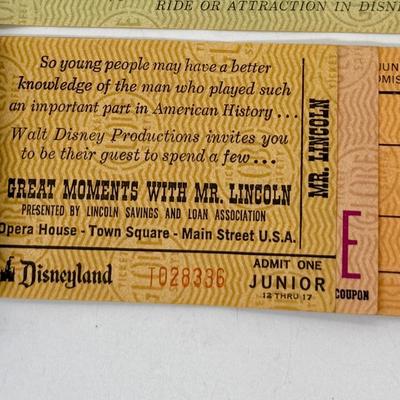 Sale Photo Thumbnail #655: late 60's or early 70's Vintage Ticket book and Coupons.  See photos for details.