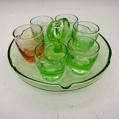 1930’s Depression Glass Caddy