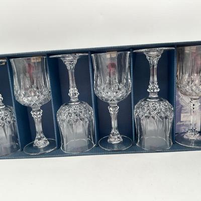 VTG Cristal d’Arques Longchamp Wine Glasses (14)