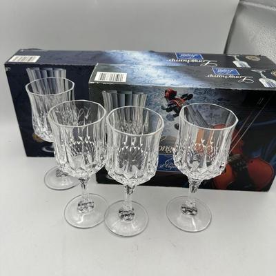 VTG Cristal d’Arques Longchamp Wine Glasses (14)