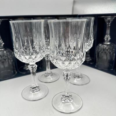 VTG Cristal d’Arques Longchamp Wine Glasses (14)
