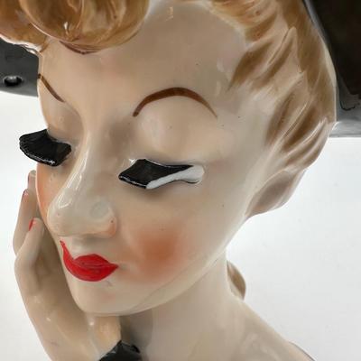 Mid Century Porcelain Head Vases