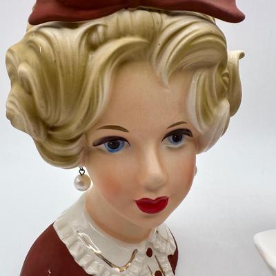 Mid Century Porcelain Head Vases