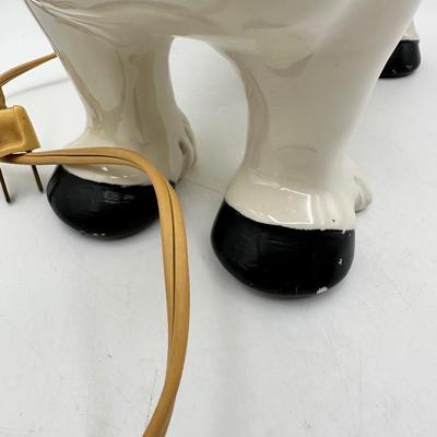 MCM Ceramic Horse Lamp
