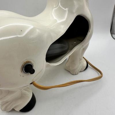 MCM Ceramic Horse Lamp
