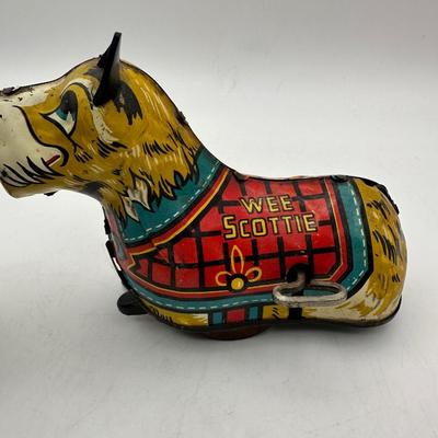 Vintage Tin Litho Wind up Toys by J Chein & Co