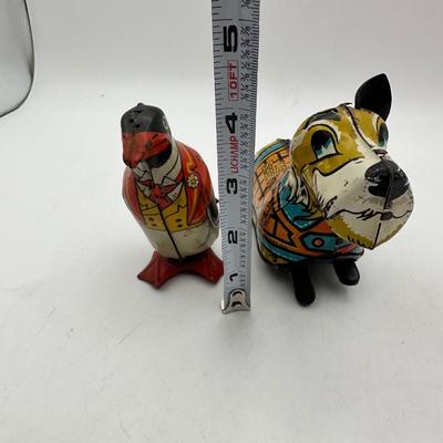 Vintage Tin Litho Wind up Toys by J Chein & Co