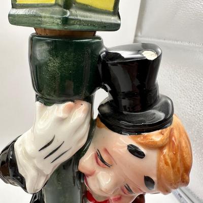 Vintage Hobo Clowns Ceramic Decanter Music Bottle Boxes