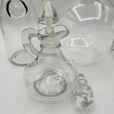 VTG Decanter Lot, Pyrex Weico Carafe, Wine Aerator, Oil Decanter