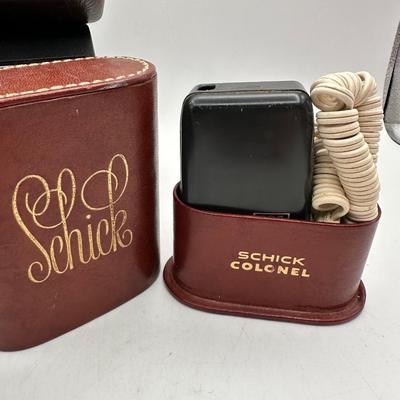 Vintage Norelco and Schick Electric Razors Lot of 5
