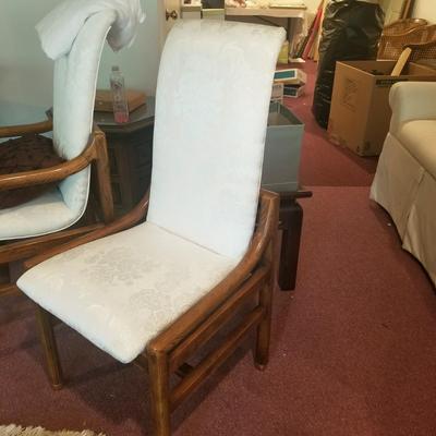 Sale Photo Thumbnail #115: Incredible Dining room set.  Fabulous table with 10 chairs. 2 leaves, huge lighted China cabinet. 2 lighted shelving units.
Pristine condition.   Over $60,000 new.