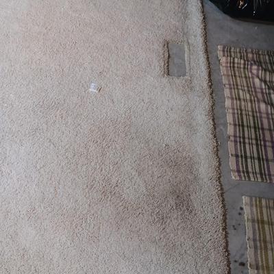 LARGE PIECE OF USED CARPET