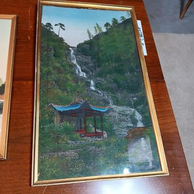 2 ÜBER 85 JAHRE BILDER-BINGOLD FRAMED PICTURES W/PHOTO OF PICTURES HANGING ON THE WALL IN BACKGROUND