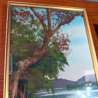 2 ÜBER 85 JAHRE BILDER-BINGOLD FRAMED PICTURES W/PHOTO OF PICTURES HANGING ON THE WALL IN BACKGROUND