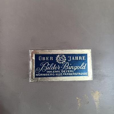 2 ÜBER 85 JAHRE BILDER-BINGOLD FRAMED PICTURES W/PHOTO OF PICTURES HANGING ON THE WALL IN BACKGROUND