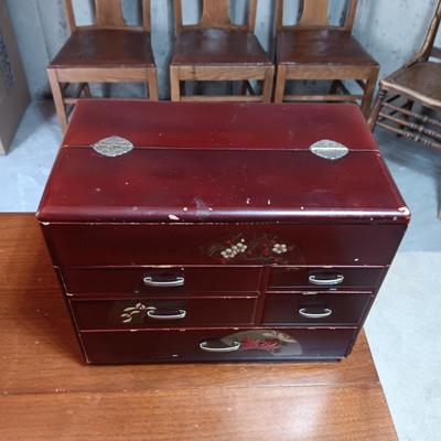 2 DRESSER TOP JEWELRY BOXES
