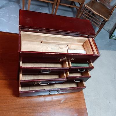 2 DRESSER TOP JEWELRY BOXES