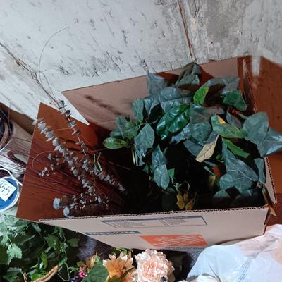 FAUX FLOWERS AND GREENERY