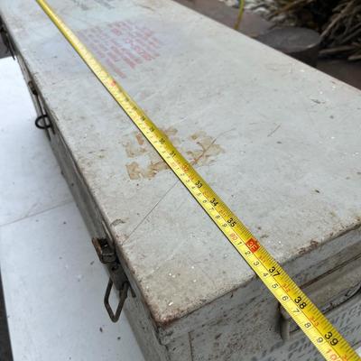 Large Metal Tool Trunk w/Contents