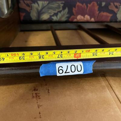 Wood Padded Bench w/Storage