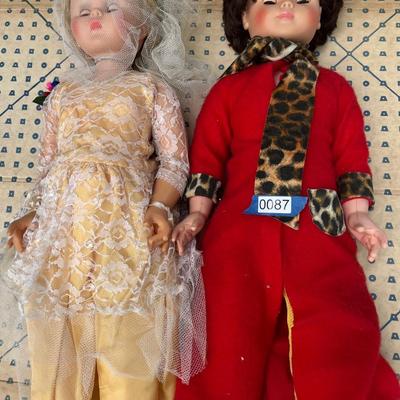 TWO Vintage Dolls