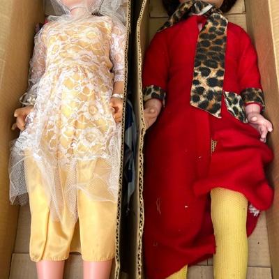 TWO Vintage Dolls