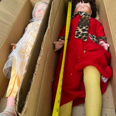 TWO Vintage Dolls