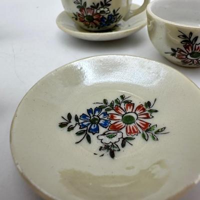 1940’s Nippon Lusterware Dollhouse Tea Set in Original Box