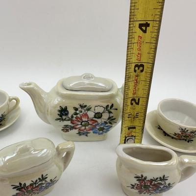 1940’s Nippon Lusterware Dollhouse Tea Set in Original Box
