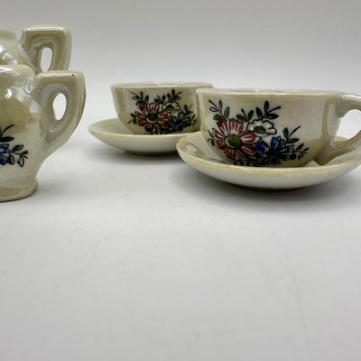 1940’s Nippon Lusterware Dollhouse Tea Set in Original Box