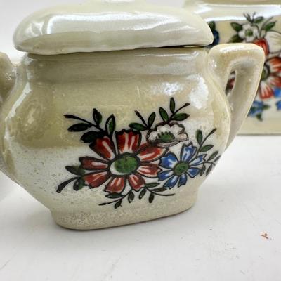 1940’s Nippon Lusterware Dollhouse Tea Set in Original Box