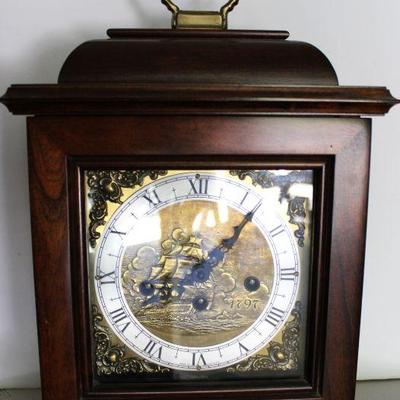 Wuersh Fall River 1797 Ship Clock Vintage with Key 