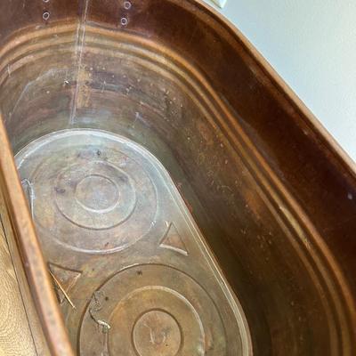 Antique Cream City Copper Boiler Tub