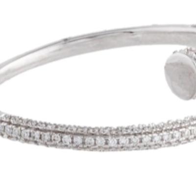 14k Diamond Nail Band