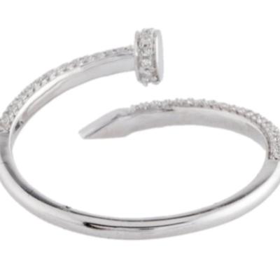 14k Diamond Nail Band