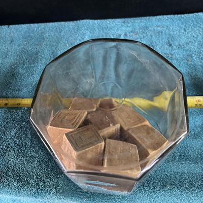 Vintage Jar of Blocks