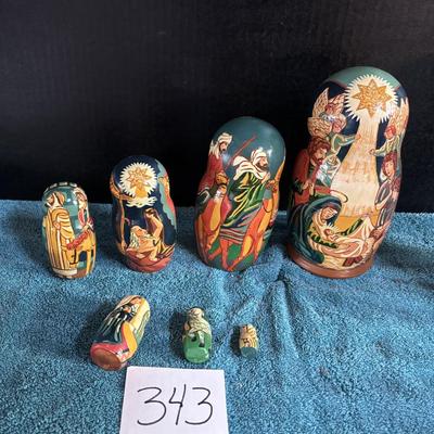 Nativity Scene Nesting Dolls