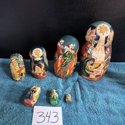 Nativity Scene Nesting Dolls