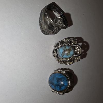 Silver Tone Rings