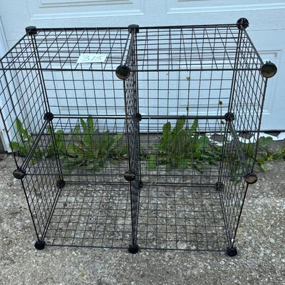 Wire Cube Shelving