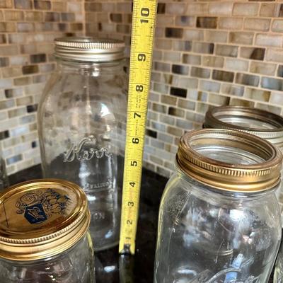 More Jars! Assorted Canning Jars, Vintage Metal Canning Lids