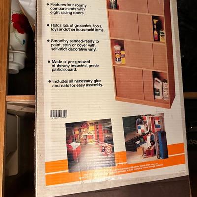 New in Box! Sliding Door Storage Cabinet