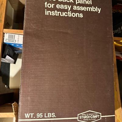 New in Box! Sliding Door Storage Cabinet
